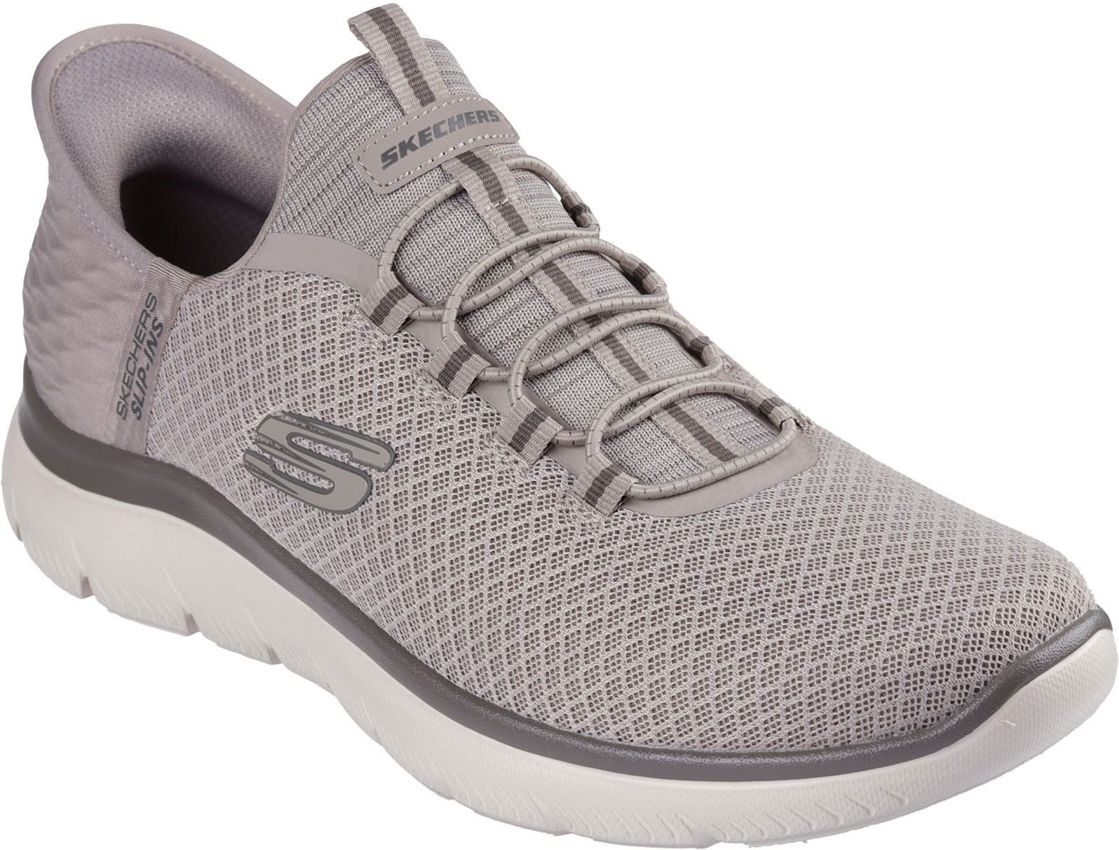 Thumbnail - Skechers Slip-ins: Summits - High Range Polyester Herren Taupe Sneaker