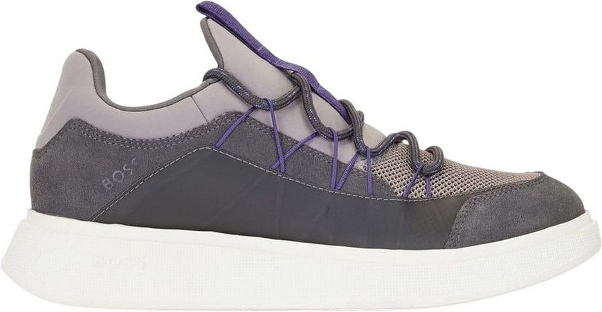 Hugo Boss - Herren Schuhe "Bulton", Leder (Grau)