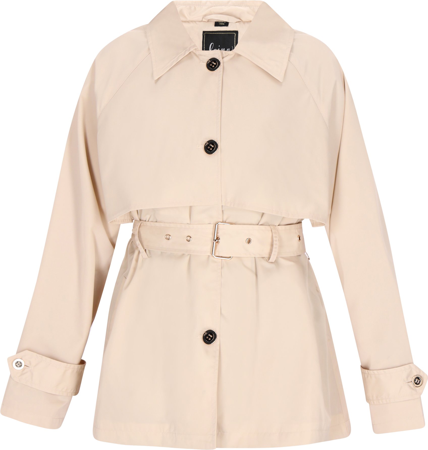 Faina Mantel Frauen Beige