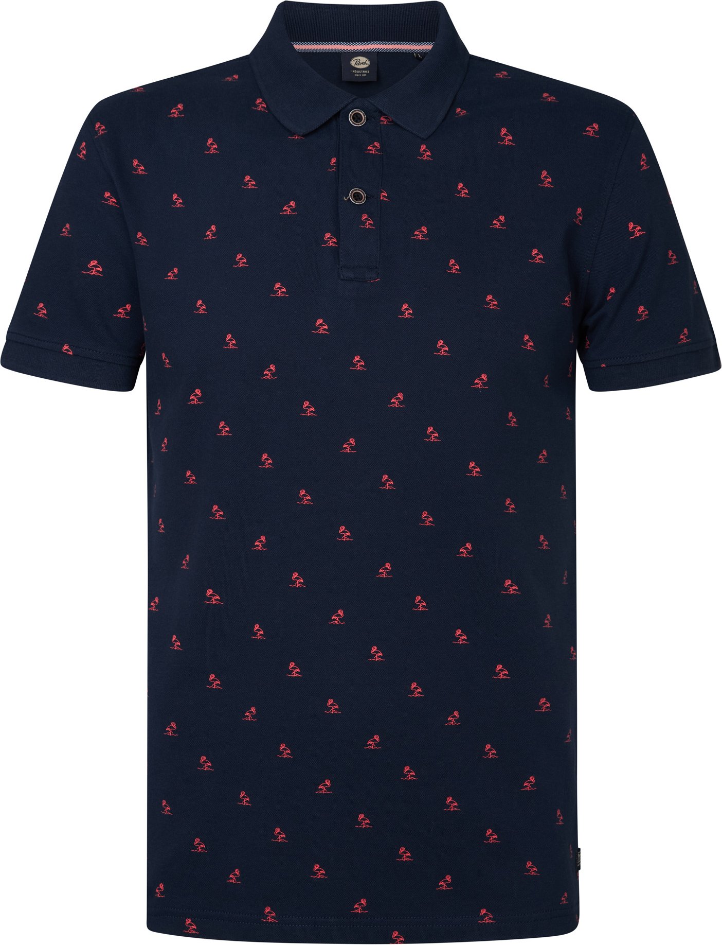 Petrol Industries - Poloshirt mit All-over Muster Breeze Herren - Blau