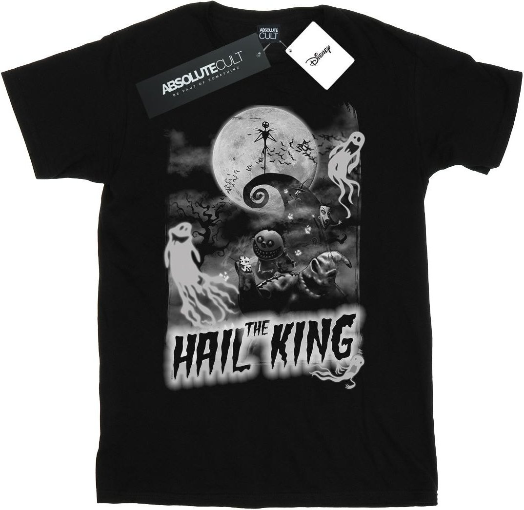 Disney - "Nightmare Before Christmas Hail The King" T-Shirt für Herren (Schwarz)