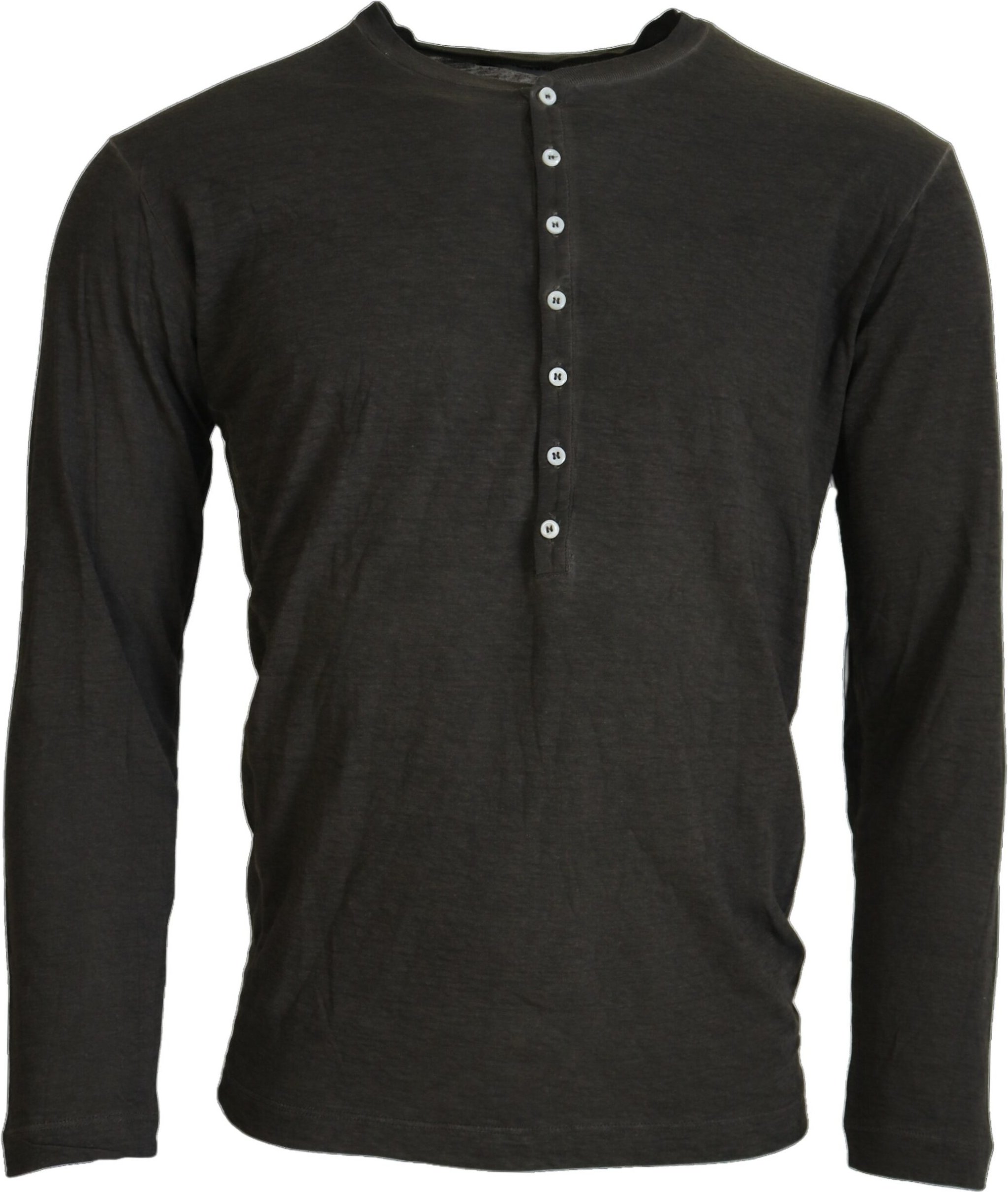 Langarm-Henley-Shirt Tsh3535
