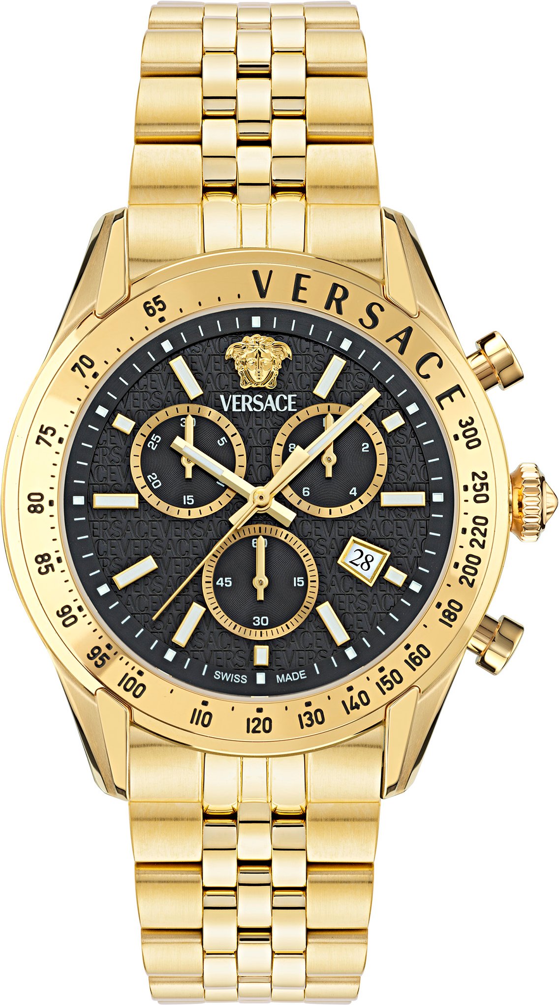 Versace Chrono Master Herren Gold Uhr VE8R00624