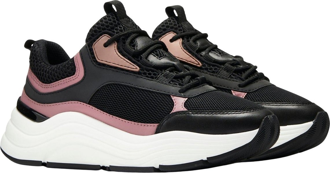 Thumbnail - Mallet Damen Cyrus Leder Sneaker (Schwarz)