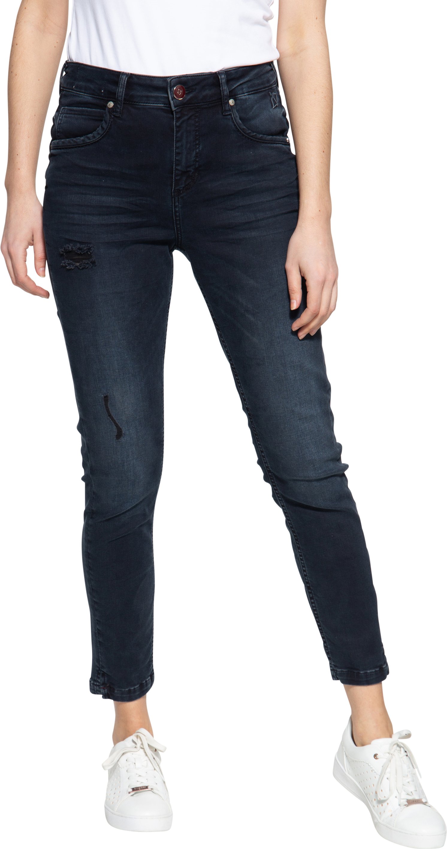 Amor, Truth & Trust Damen 5-Pocket Jeans Sun dunkelblau
