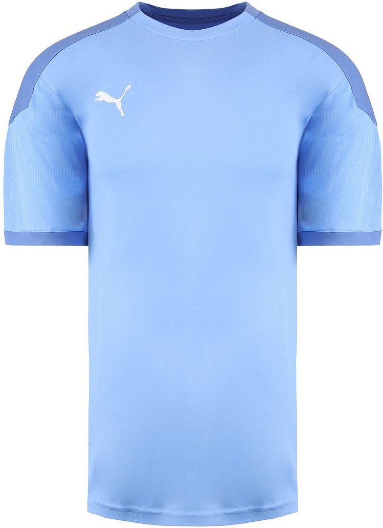 Puma Drycell Teamfinal 21 Hülsenmänner Hellblue Training Jersey T-Shirt 656481 18