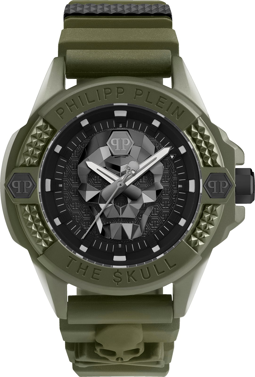 Thumbnail - Philipp Plein The $kull Ecoceramic Herrenuhr grün PWUBA0423