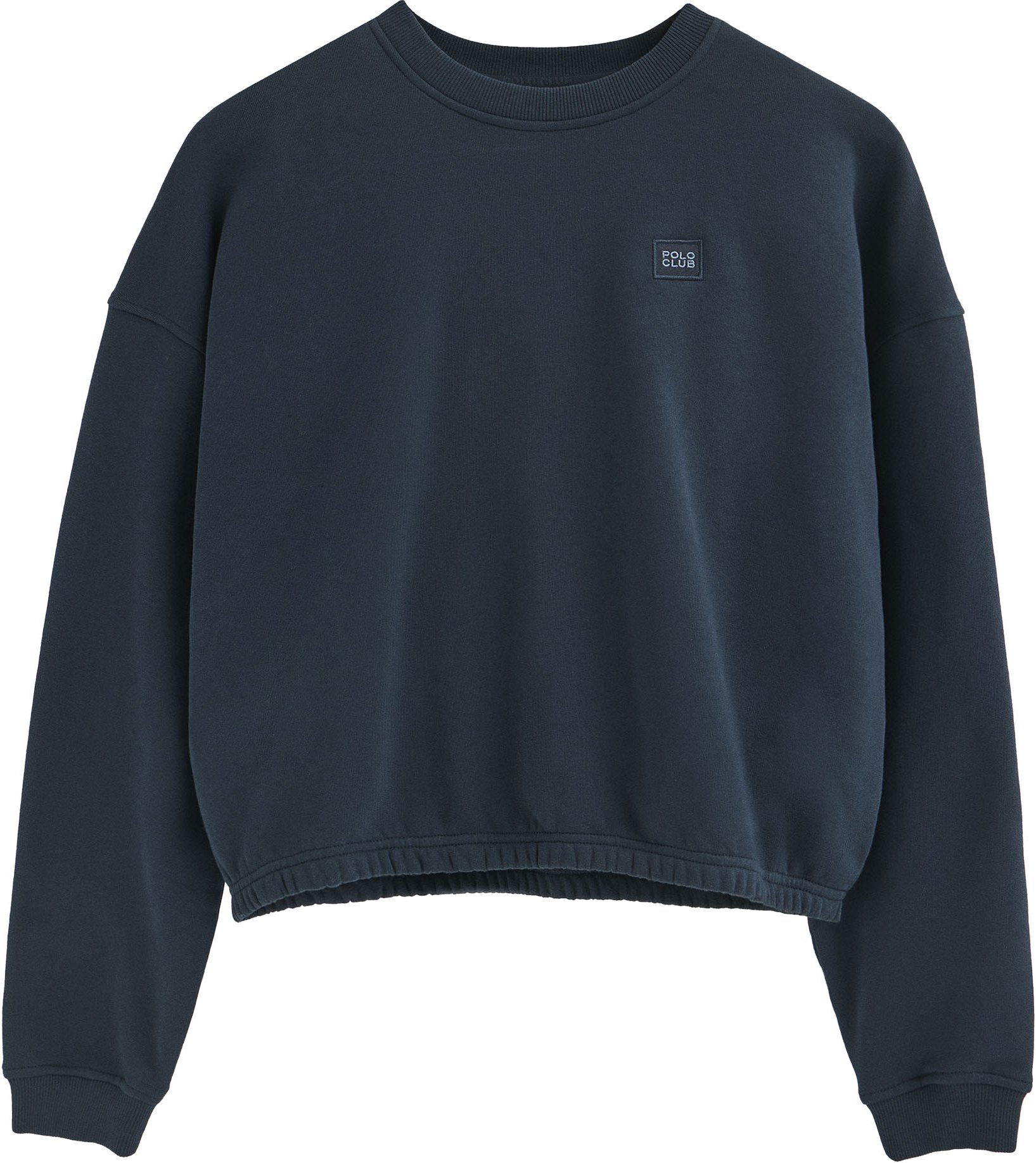 Sweatshirt marineblau im Loose Fit mit Polo Club-Logo