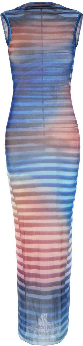 Bedrucktes Tüll Das Luftkleid