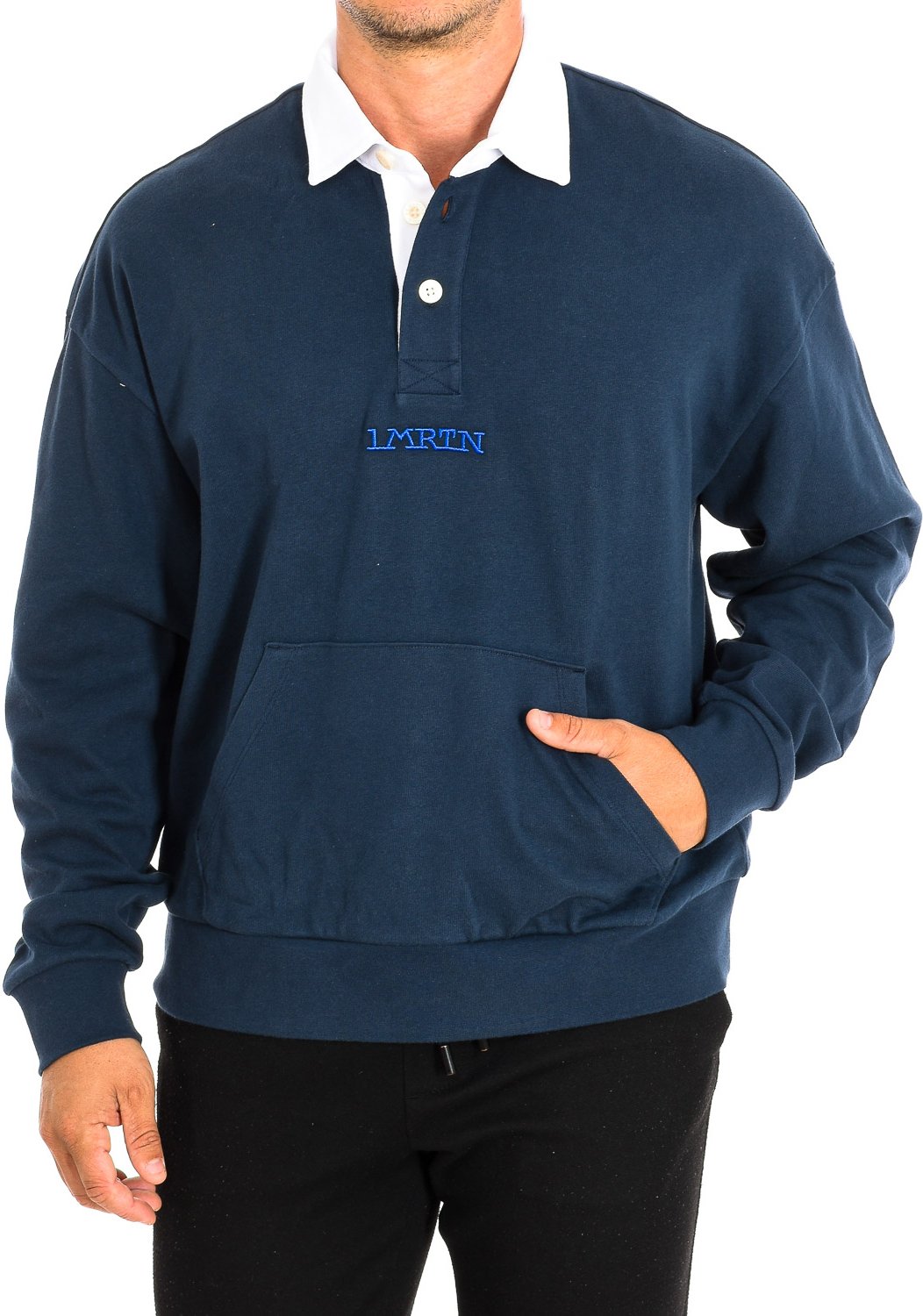 Langärmeliges Polo TMF002-JS305 Herren