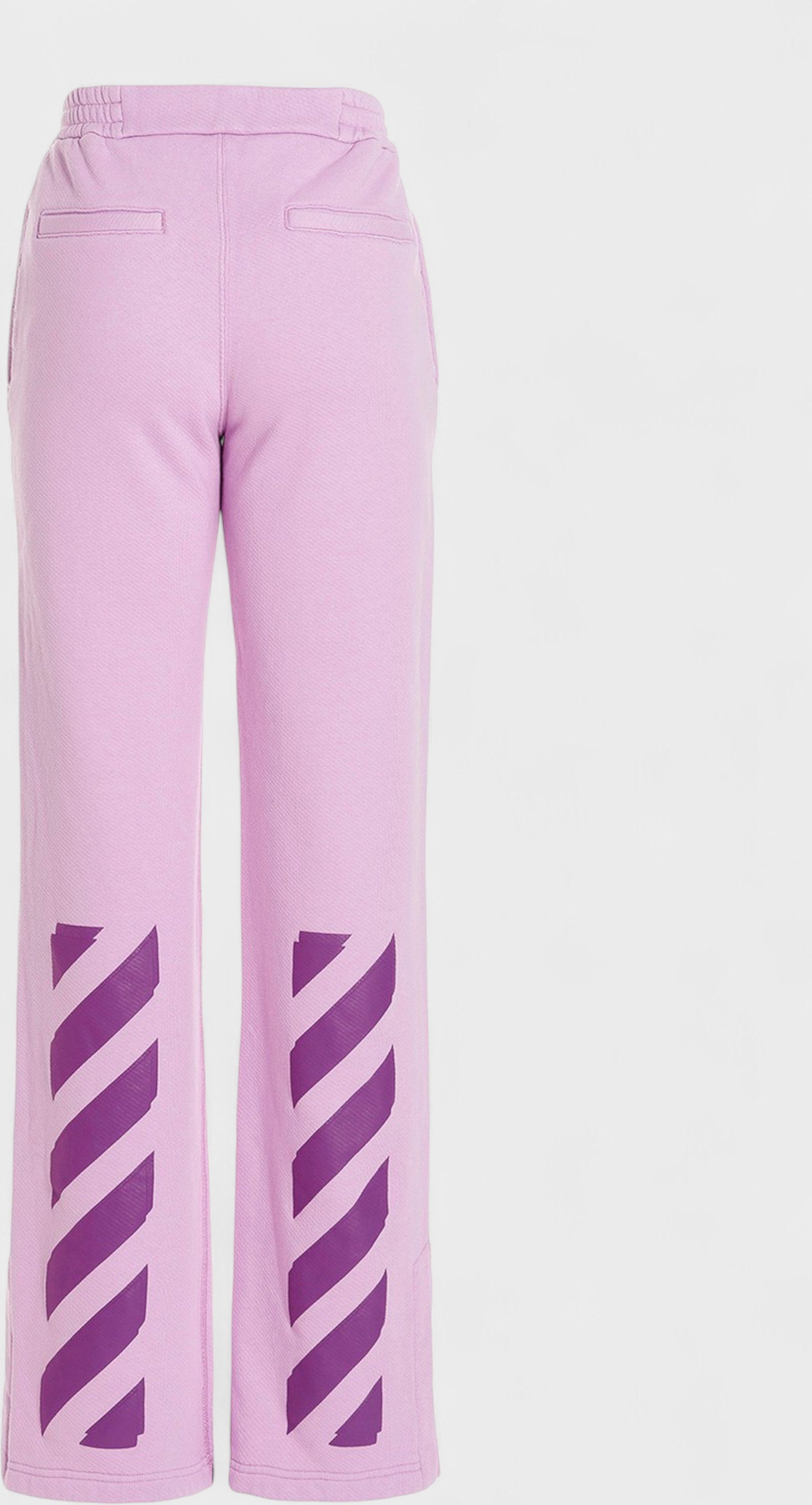 Off-White Diag Tapered Sweatpants Lilac