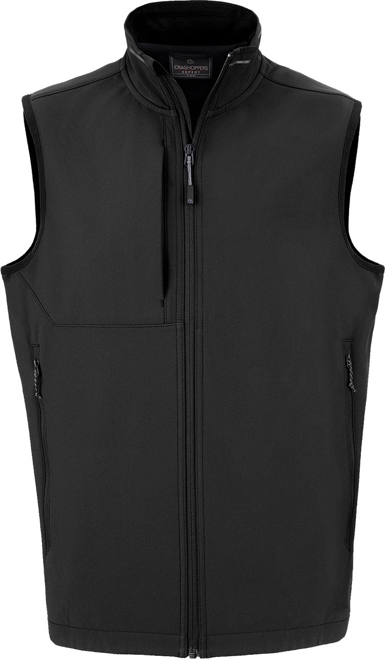 Thumbnail - Craghoppers Mens Expert Basecamp Softshell-Weste (Schwarz)