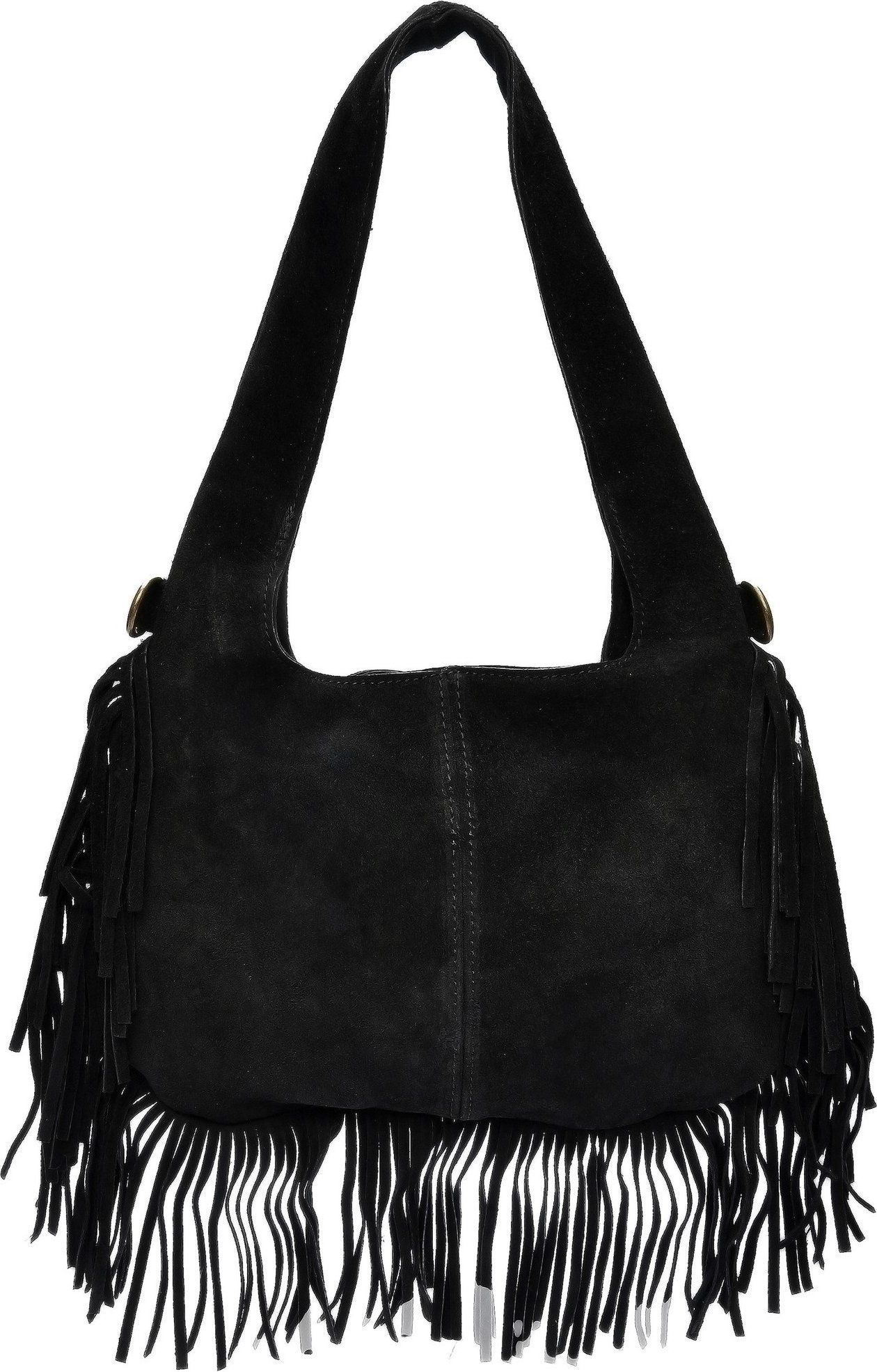 Isabella Rhea Schwarz Rindsledertasche