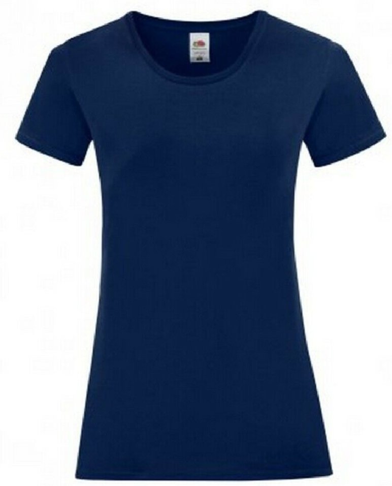Fruit of the Loom Damen/Damen Iconic 150 T-Shirt (Navy)