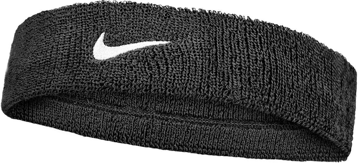 Nike - "Classic" Stirnband (Schwarz/Weiß)