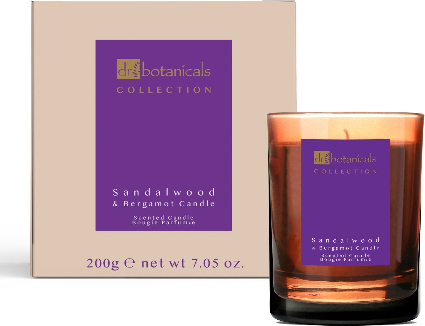 Dr Botanicals Sandalwood Bergamot Kerze 200g