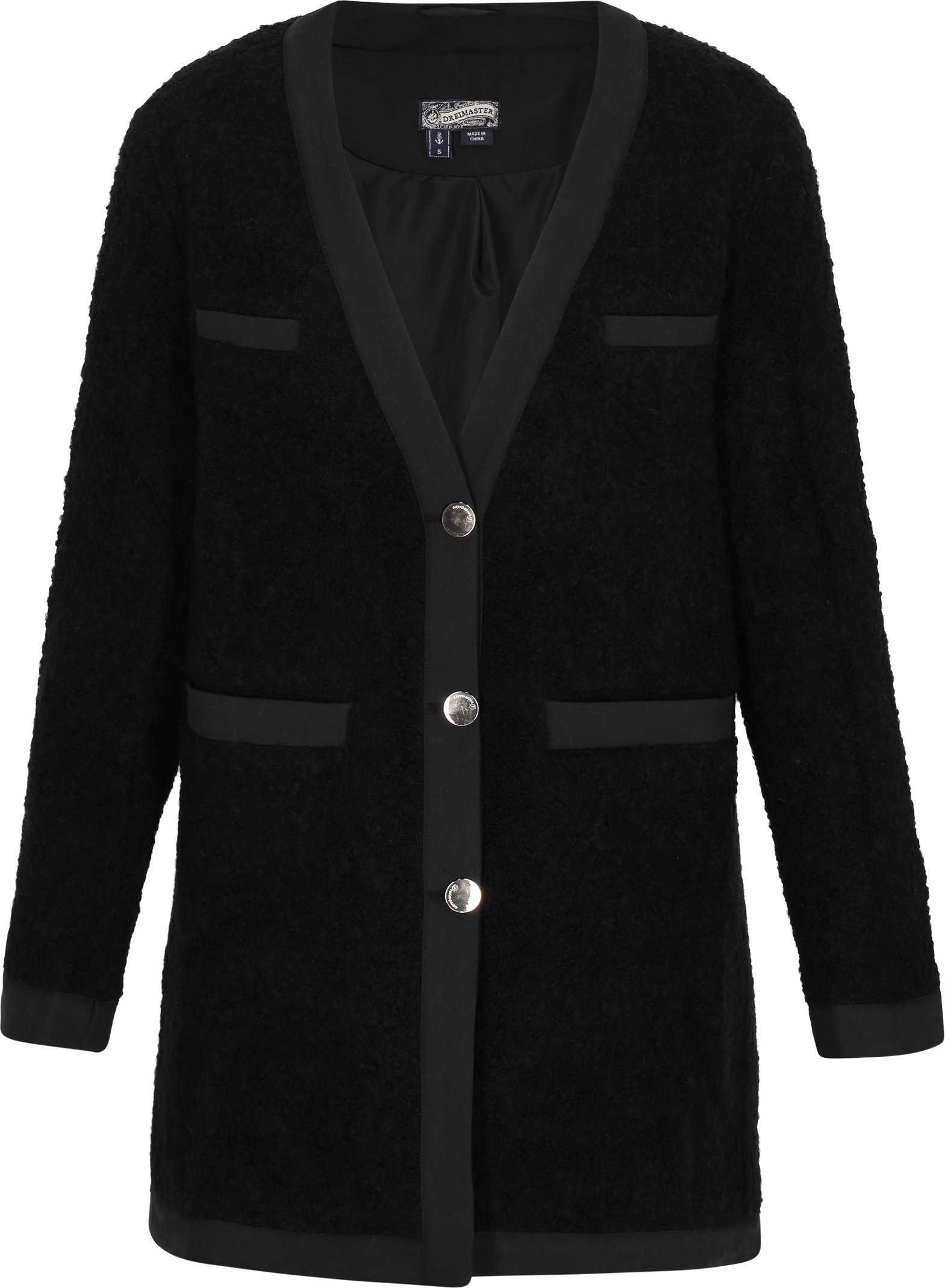 Dreimaster Blazer Frauen Schwarz