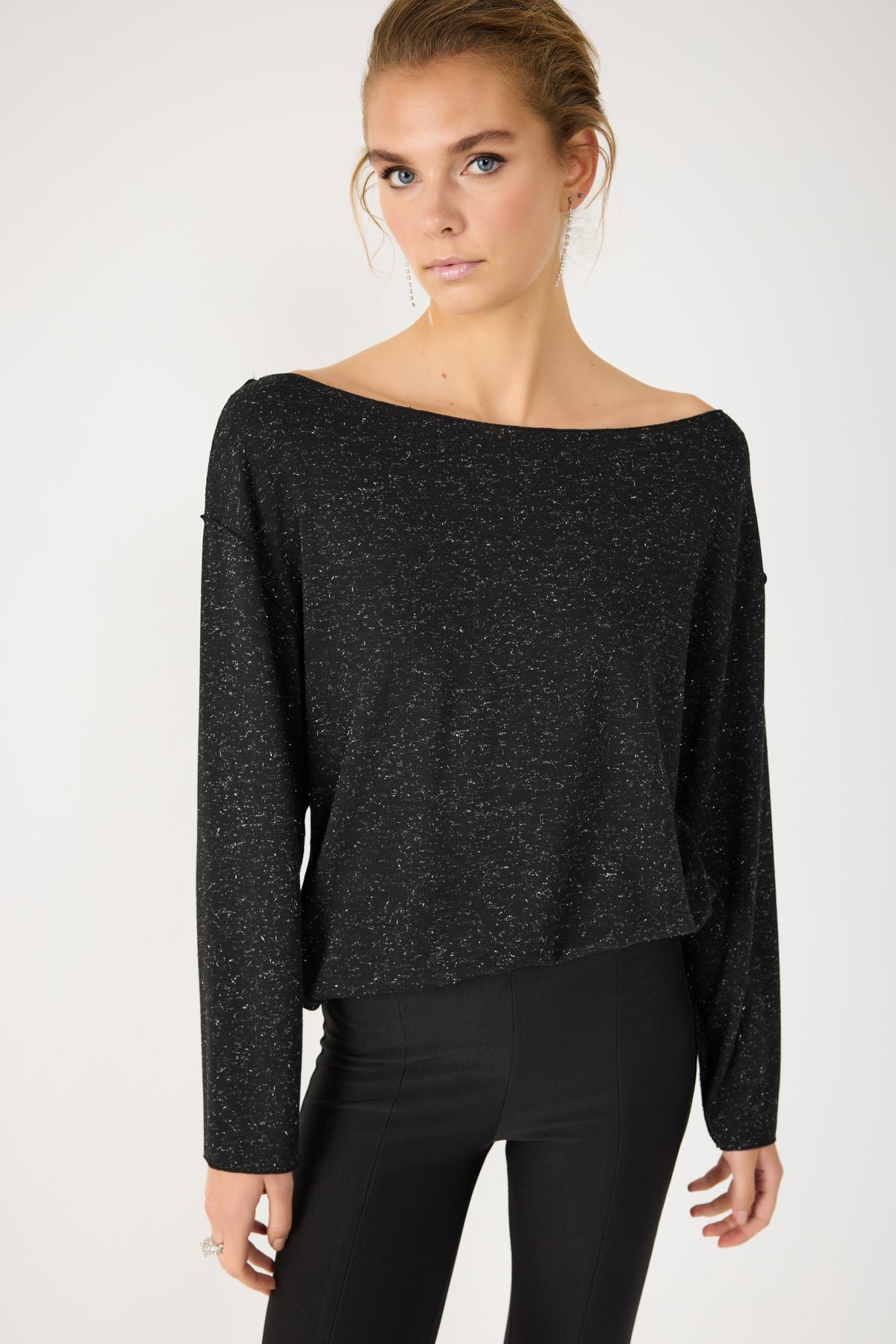 Thumbnail - Leichter Glitzer-Sweatshirt