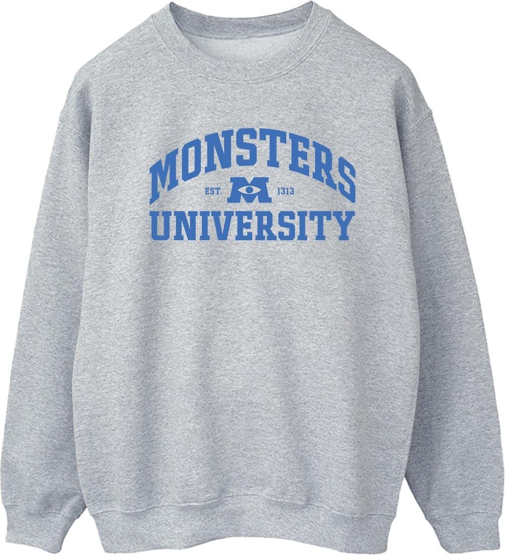 Disney Damen/Damen Monsters University Logo Sweatshirt (Sport grau)