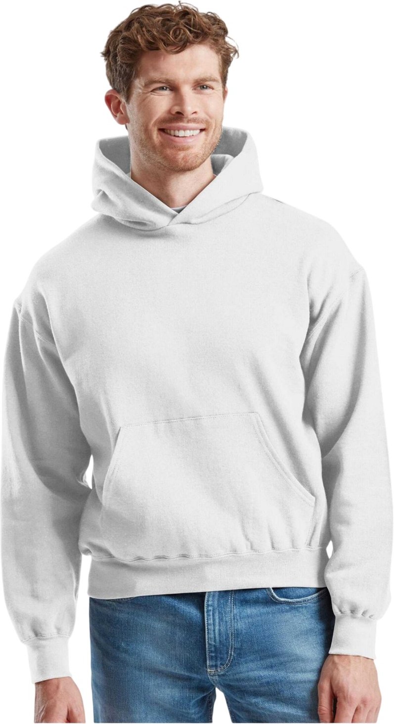 Fruit of the Loom - Kapuzenpullover für Herren/Damen Unisex, Super Baumwolle (Weiß)