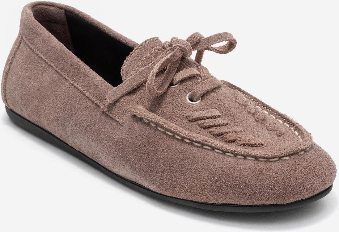 Lorven Leder Schnürung Loafer Damen
