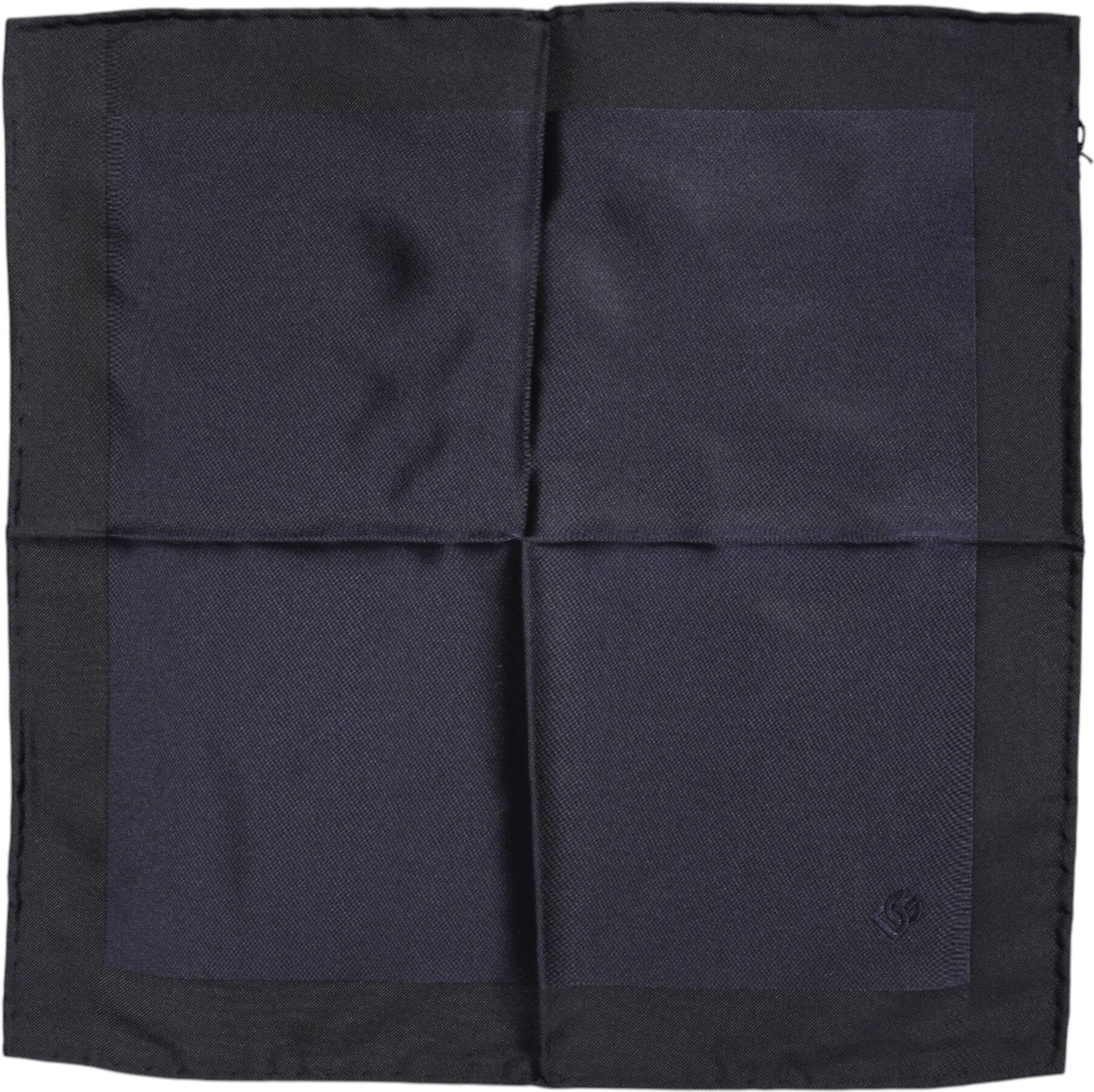 Dunkelblaues Seidentuch für Männer