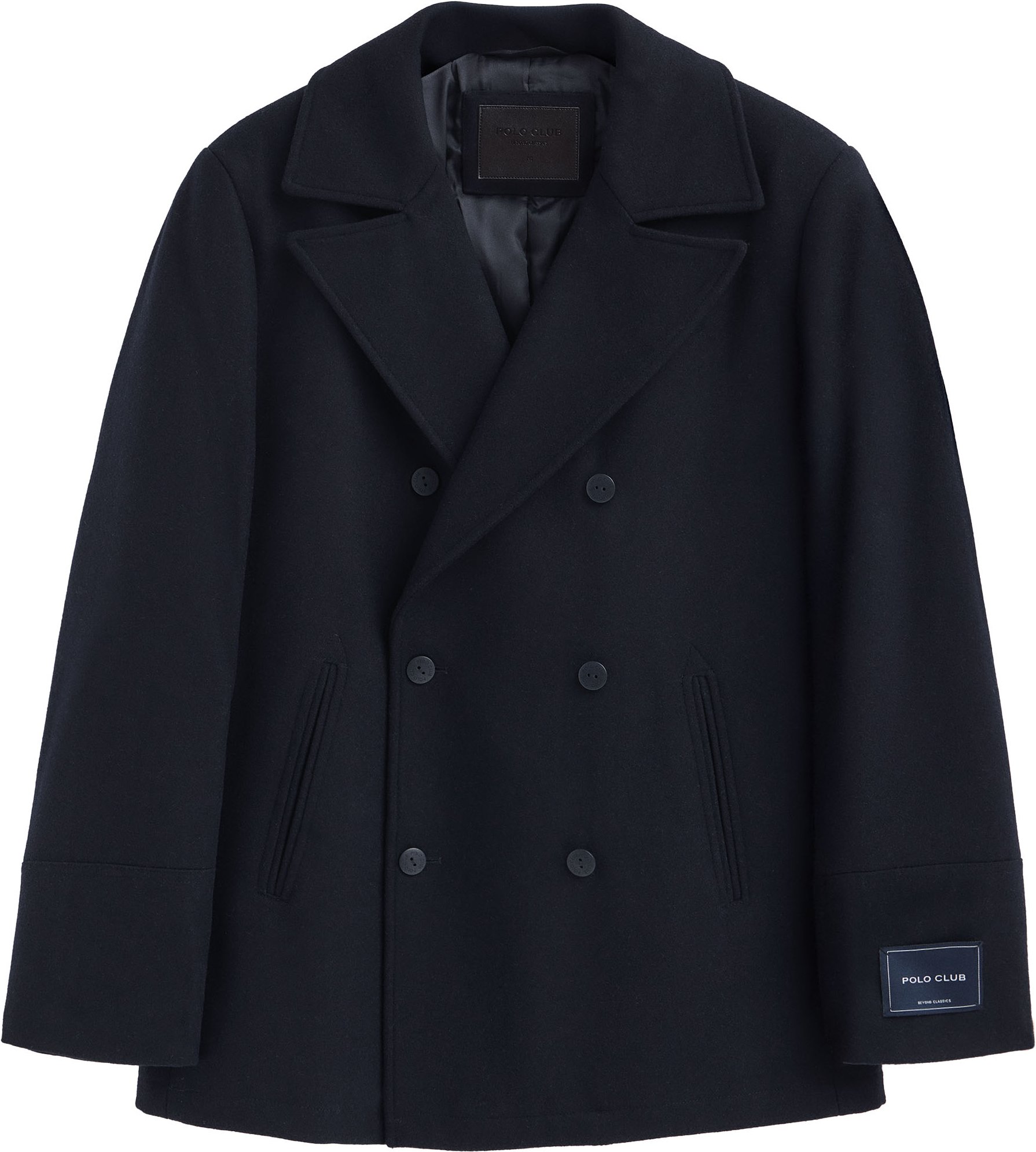 Mantel Hanken marineblau mit Polo Club-Logo