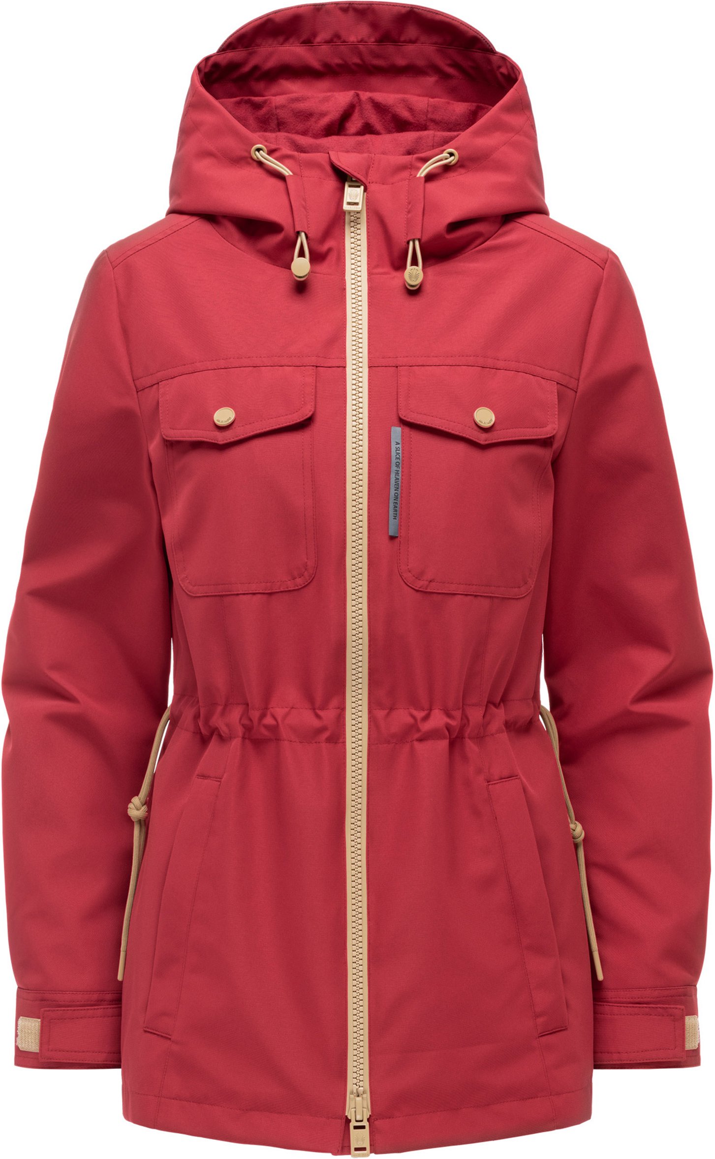 Marikoo Damen Parka Übergangsjacke Sohaa mit Kapuze