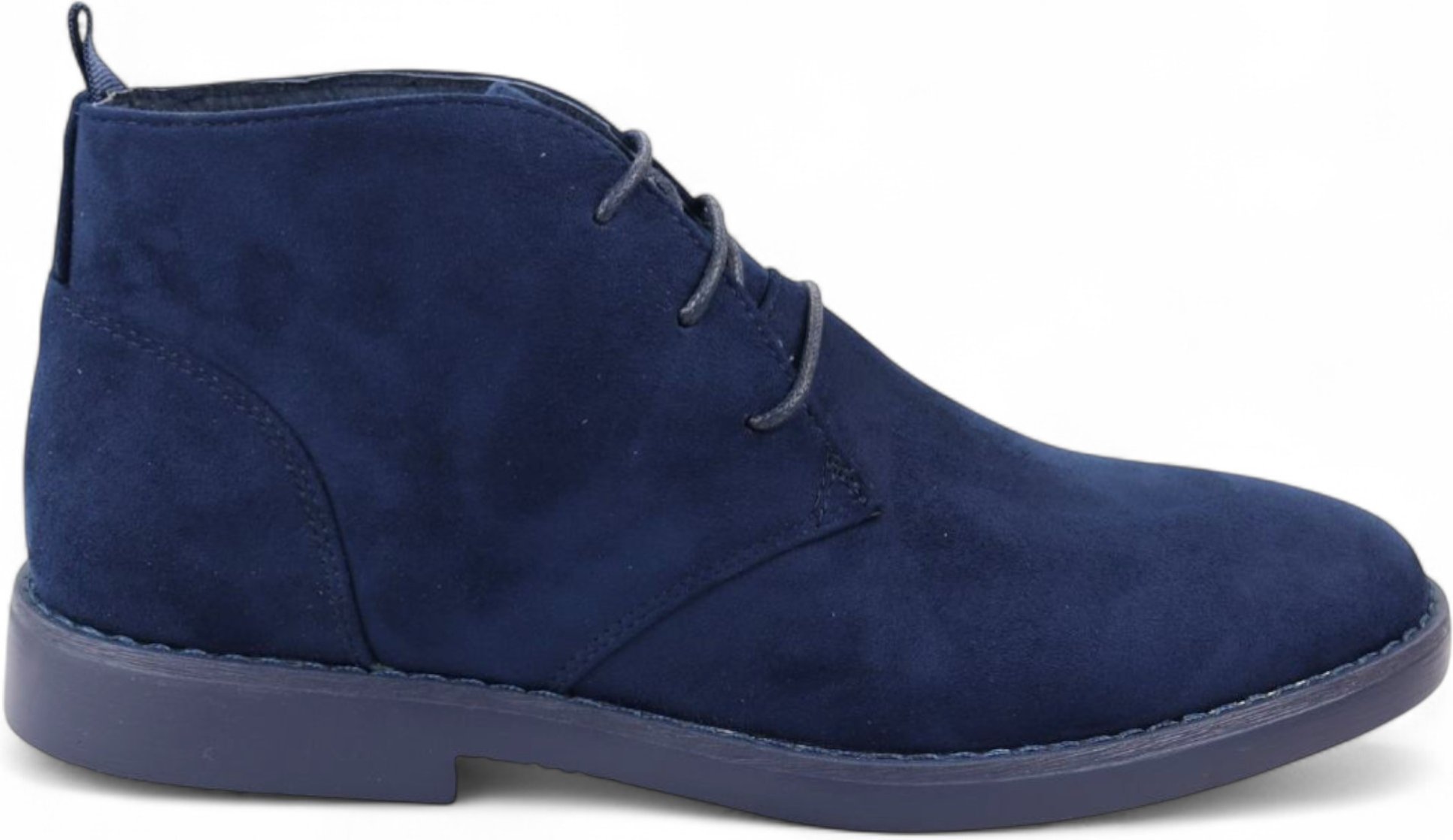 Marineblaue Premium Chukka-Stiefel aus Wildleder im Wüstenstil für Herren