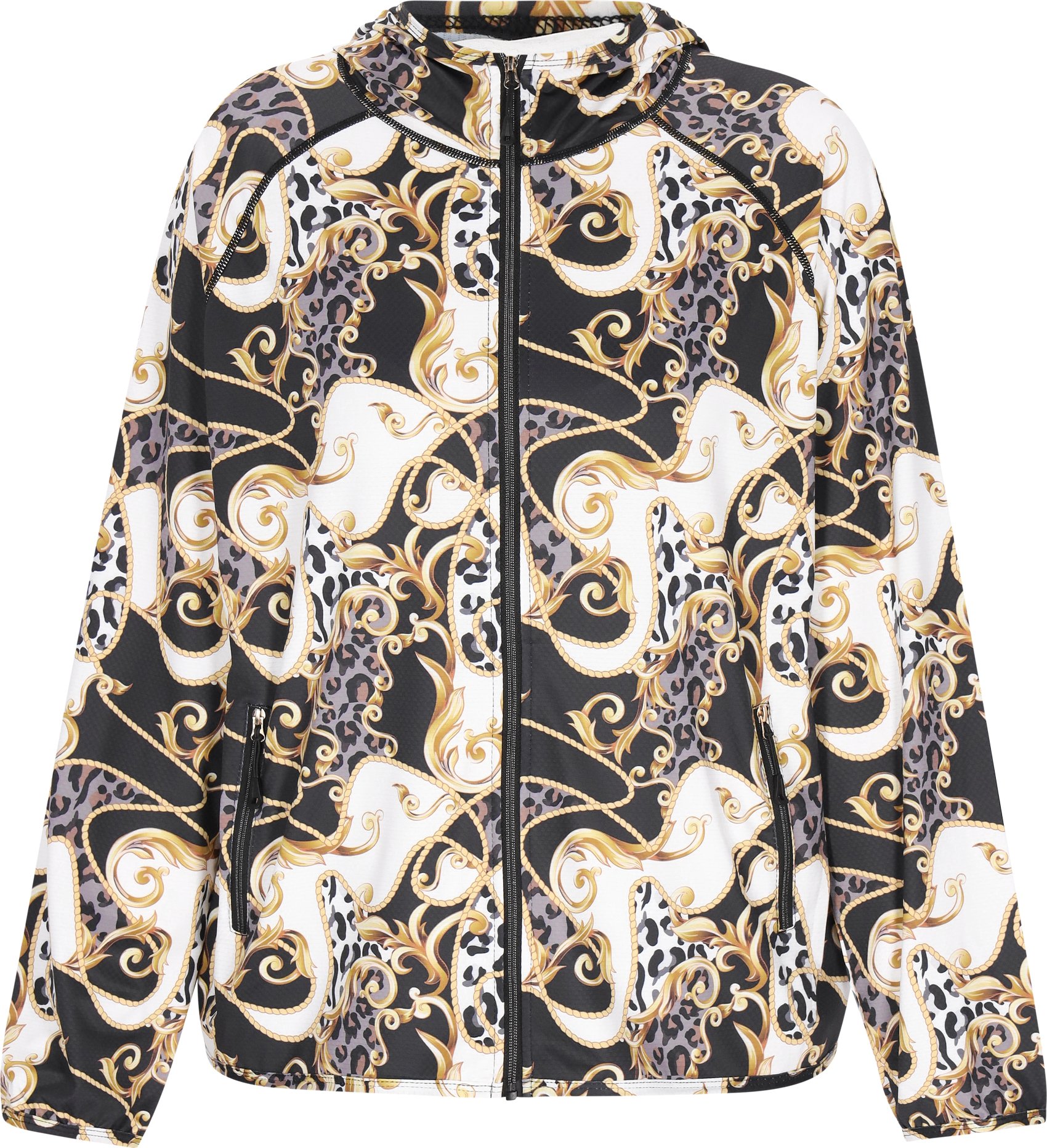 Faina Jacke Frauen schwarz mehrfarbig