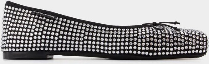 Ballerinas Billie Flat - Alexander Wang - Leder - Schwarz/Weiß