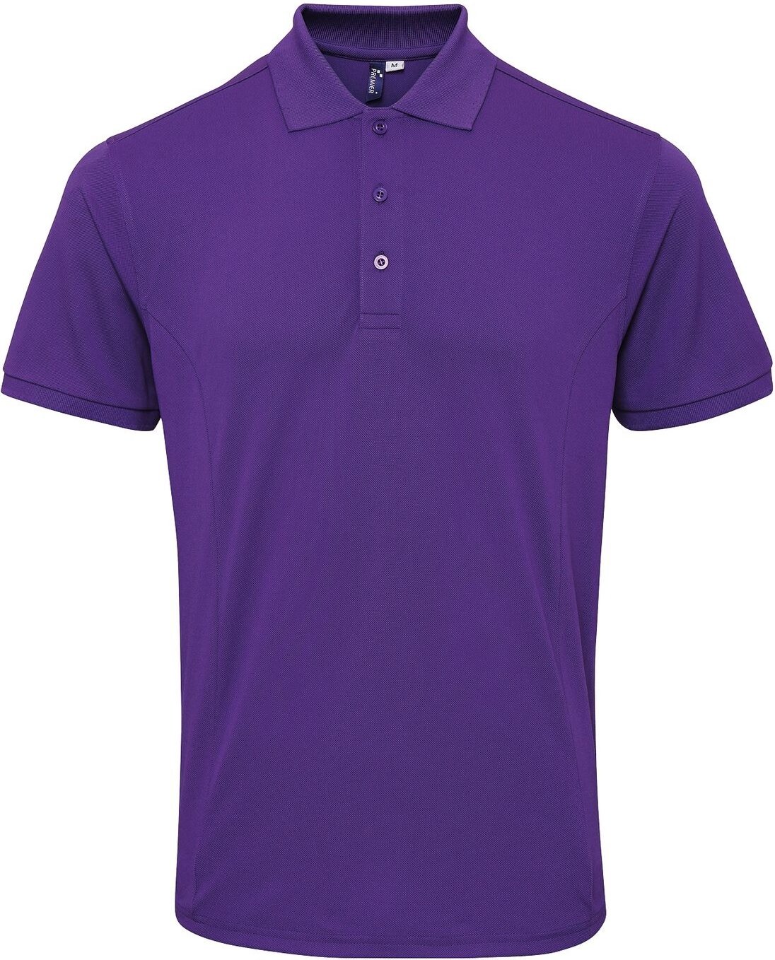 Premier Mens Coolchecker Plus Pique Polo mit CoolPlus (lila)