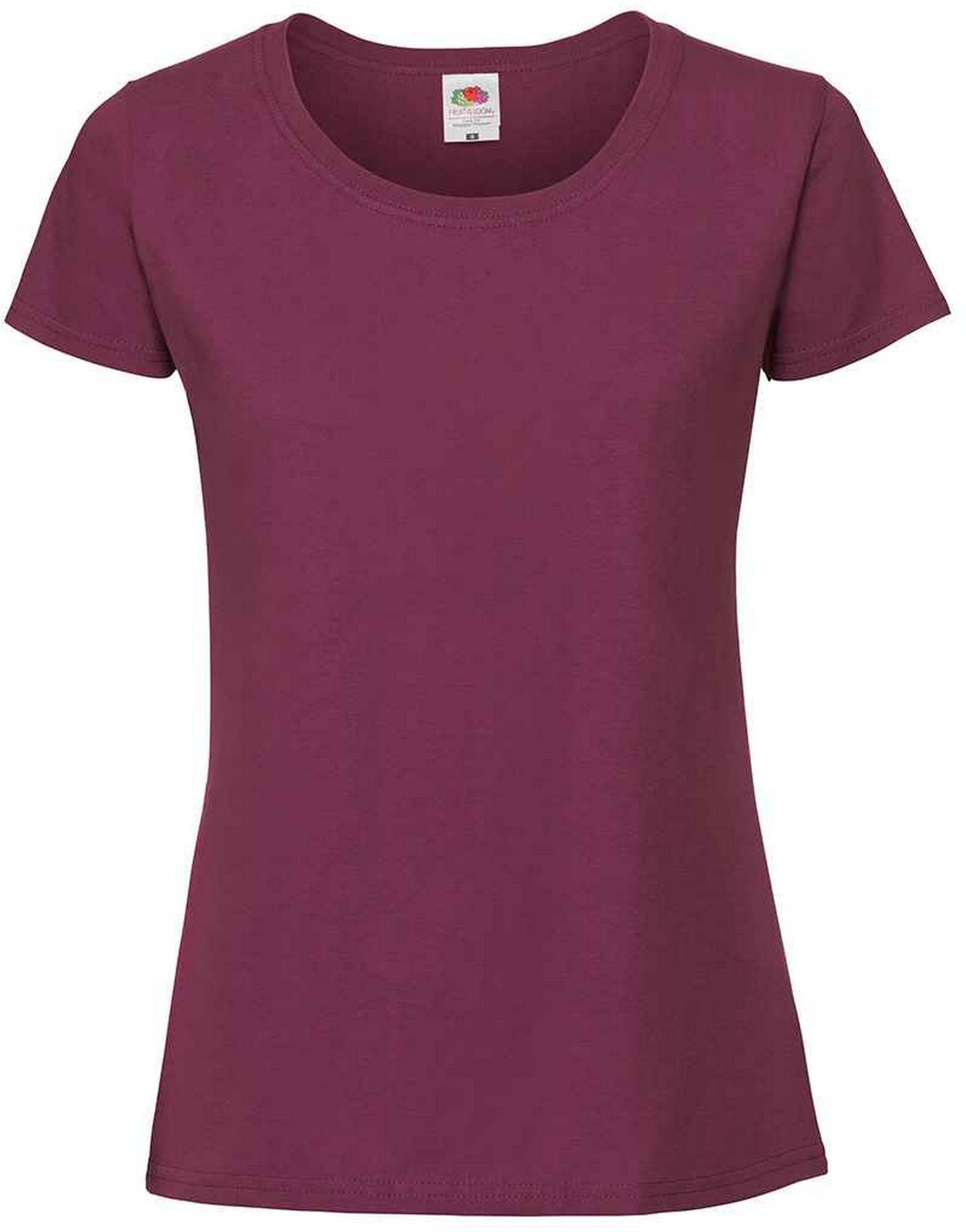 Thumbnail - Fruit of the Loom - "Iconic" T-Shirt für Herren (Burgunderrot)