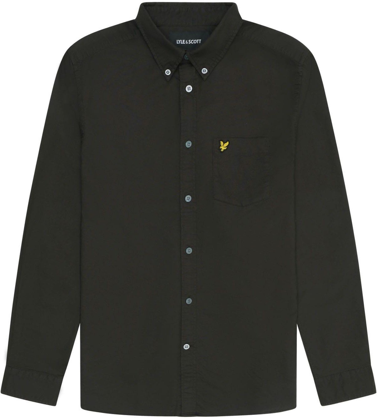Lyle & Scott - Hemd für Herren Oxford-Stil (Metallisches Blaugrau)