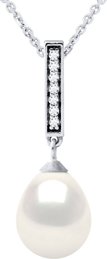 Ohrringe aus echten Süßwasser-Zuchtperlen, Knopfgröße 8–9 mm