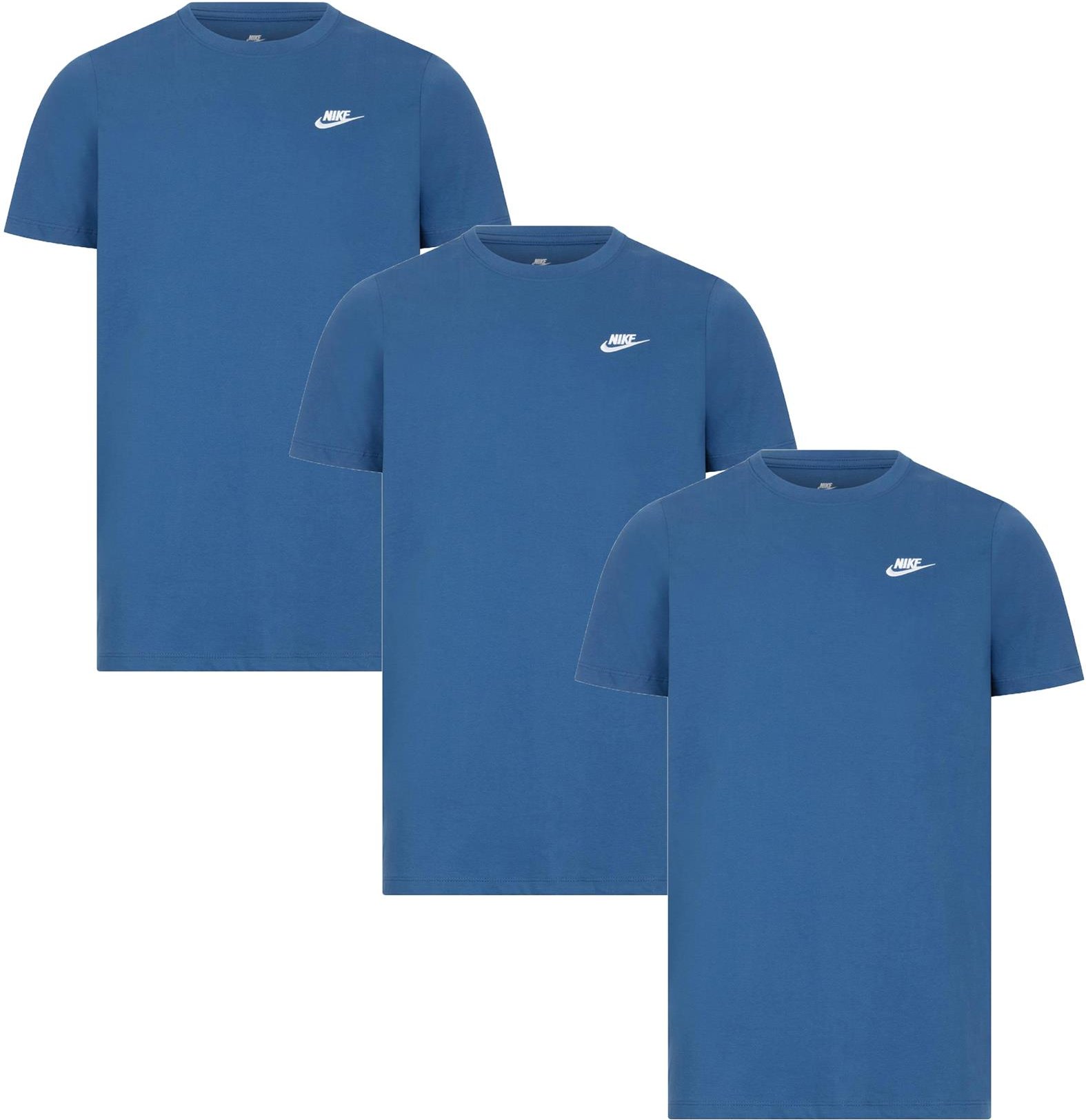3er-Pack Nike Sportswear Club T-Shirts für Herren in Blau