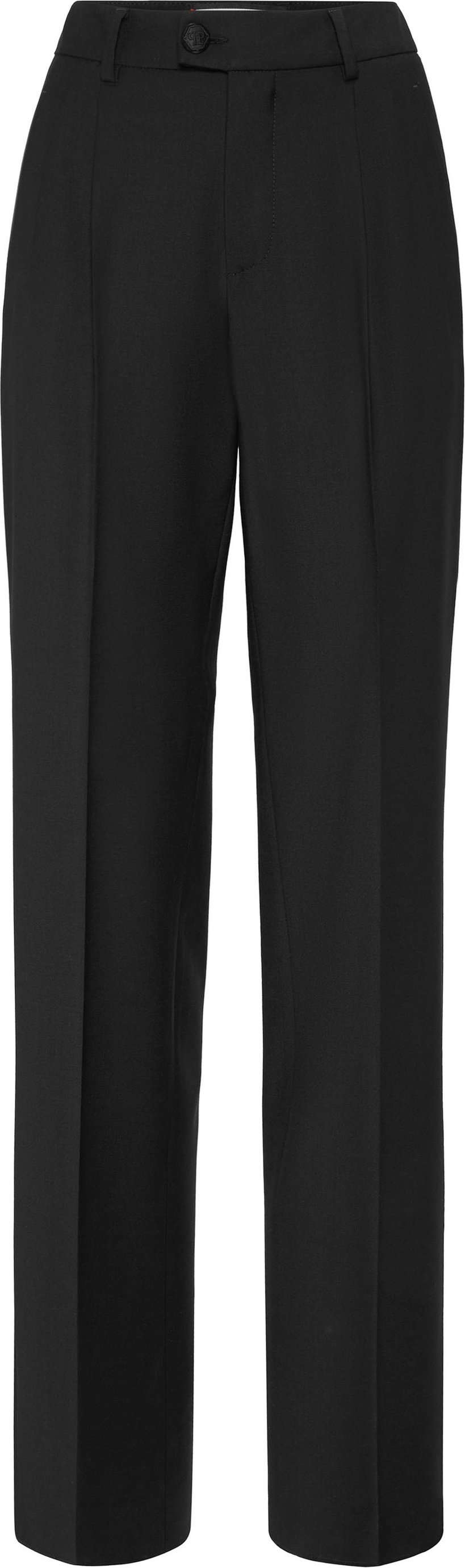 Wool Straight Office Trousers