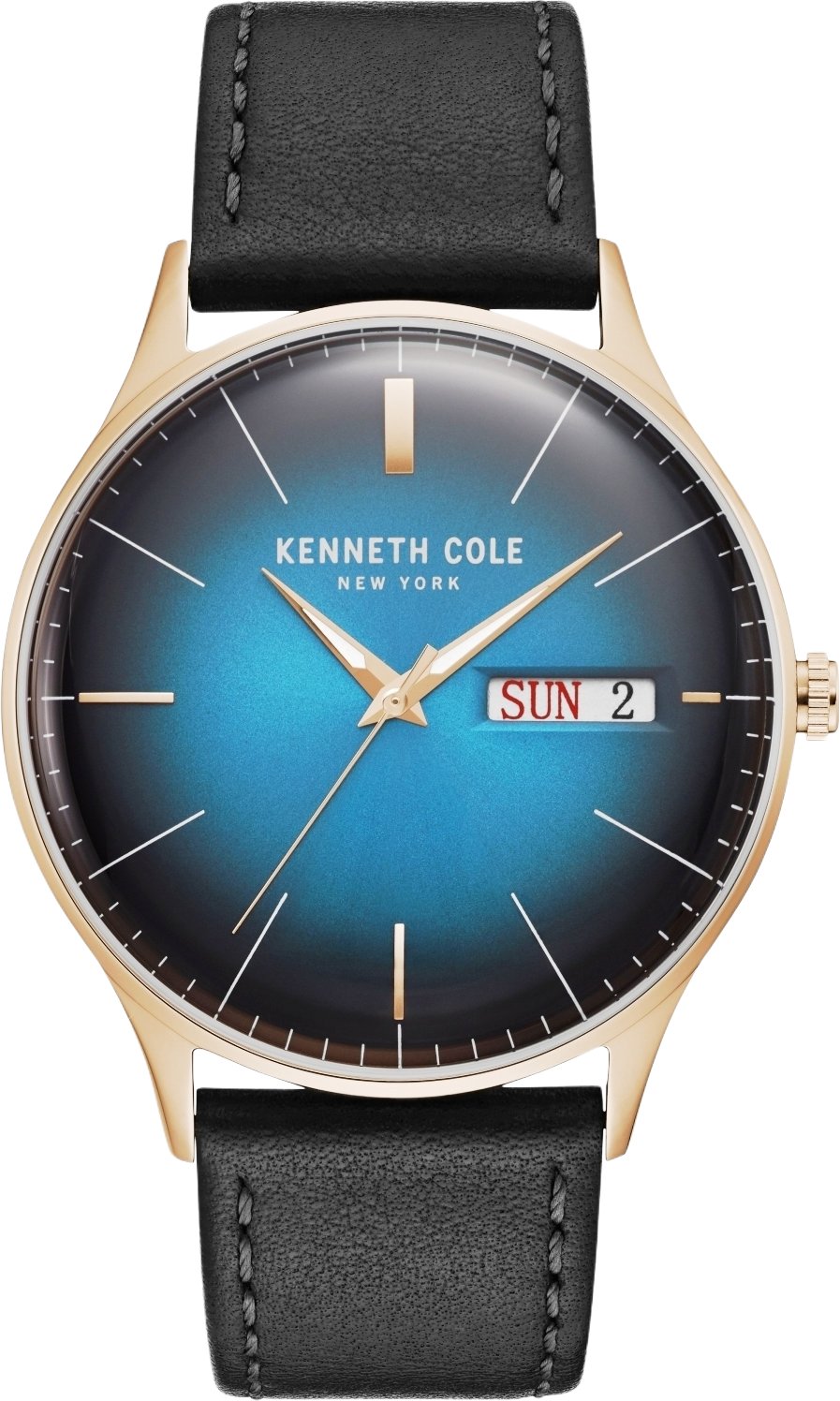 Kenneth Cole Herrenuhr Quartz Gold - Silber