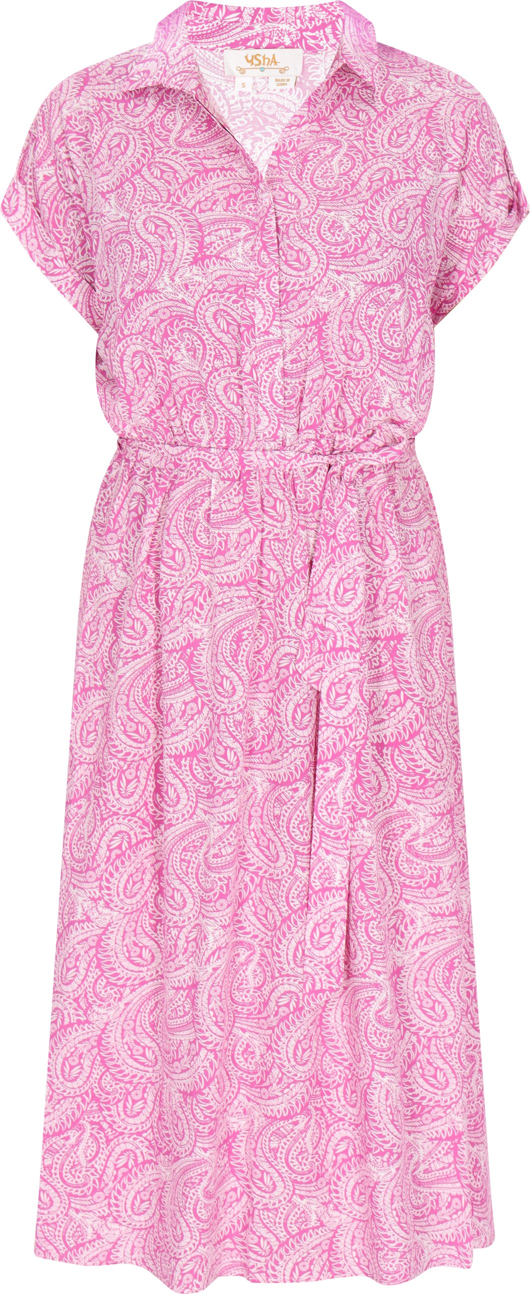 usha Kleid Frauen rosa weiß
