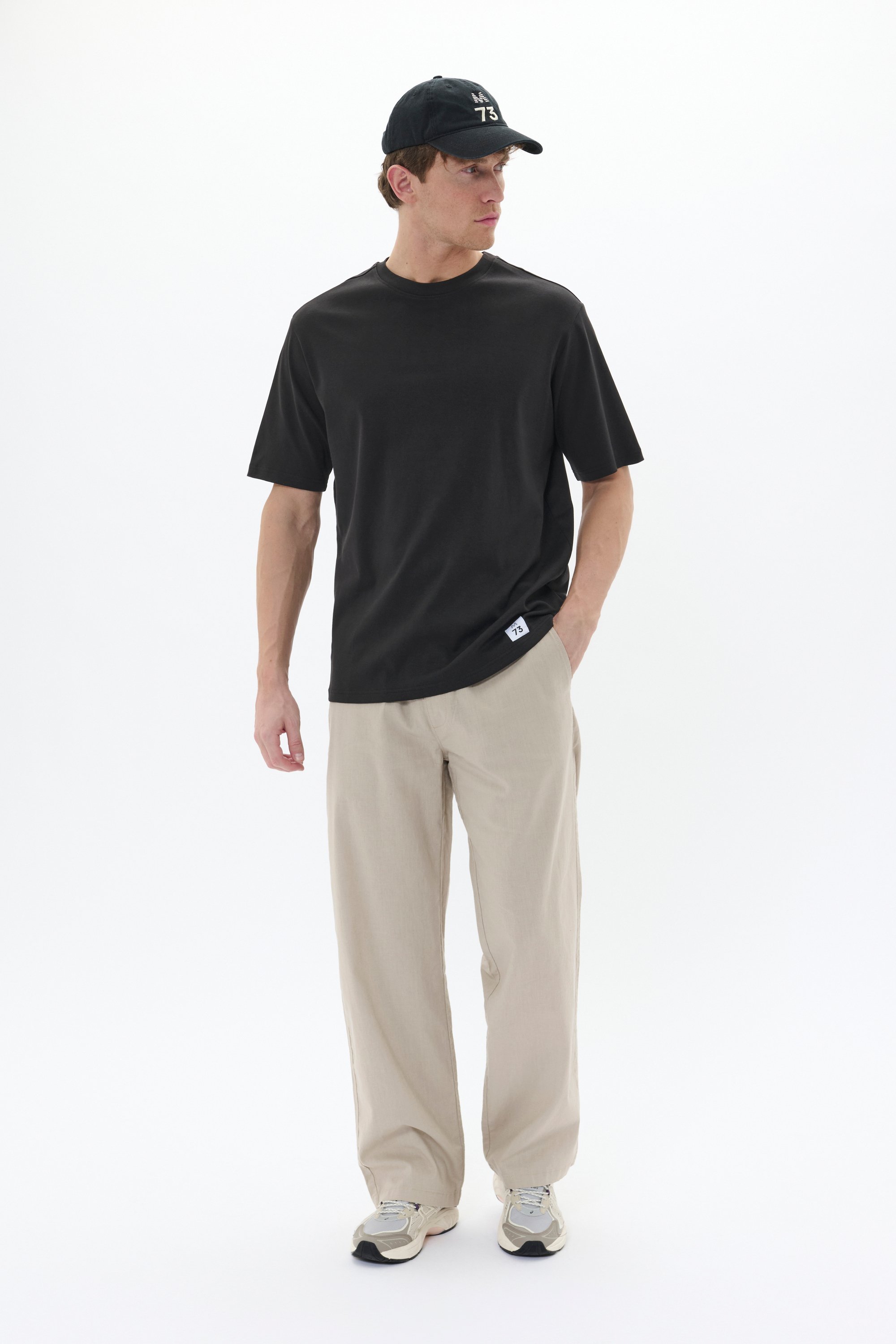 Casual Hose MABarton Gerade Passform beige