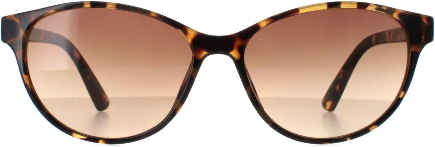 Thumbnail - Calvin Klein CK20517S 235 schildpattbraune Sonnenbrille mit Farbverlauf