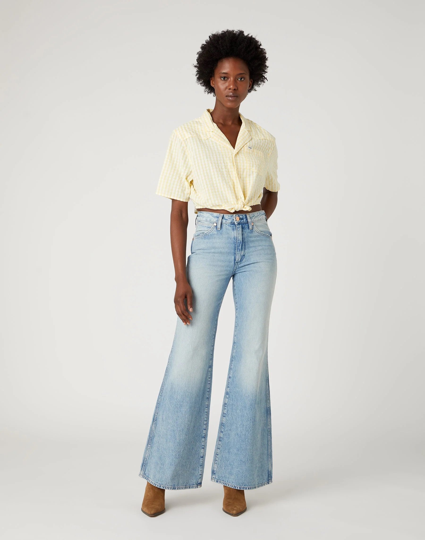 Wrangler - TIE RESORT SHIRT PALE BANANA