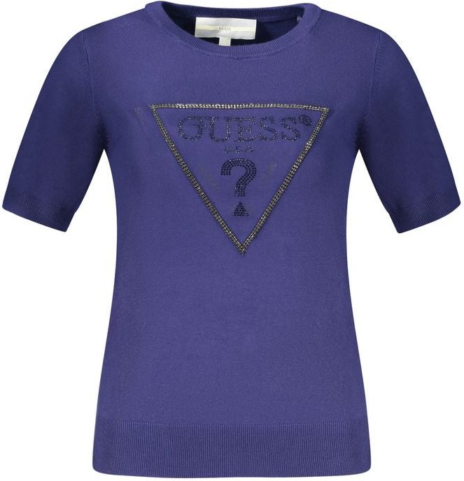 Guess Jeans Blu Viscosa Damenpullover