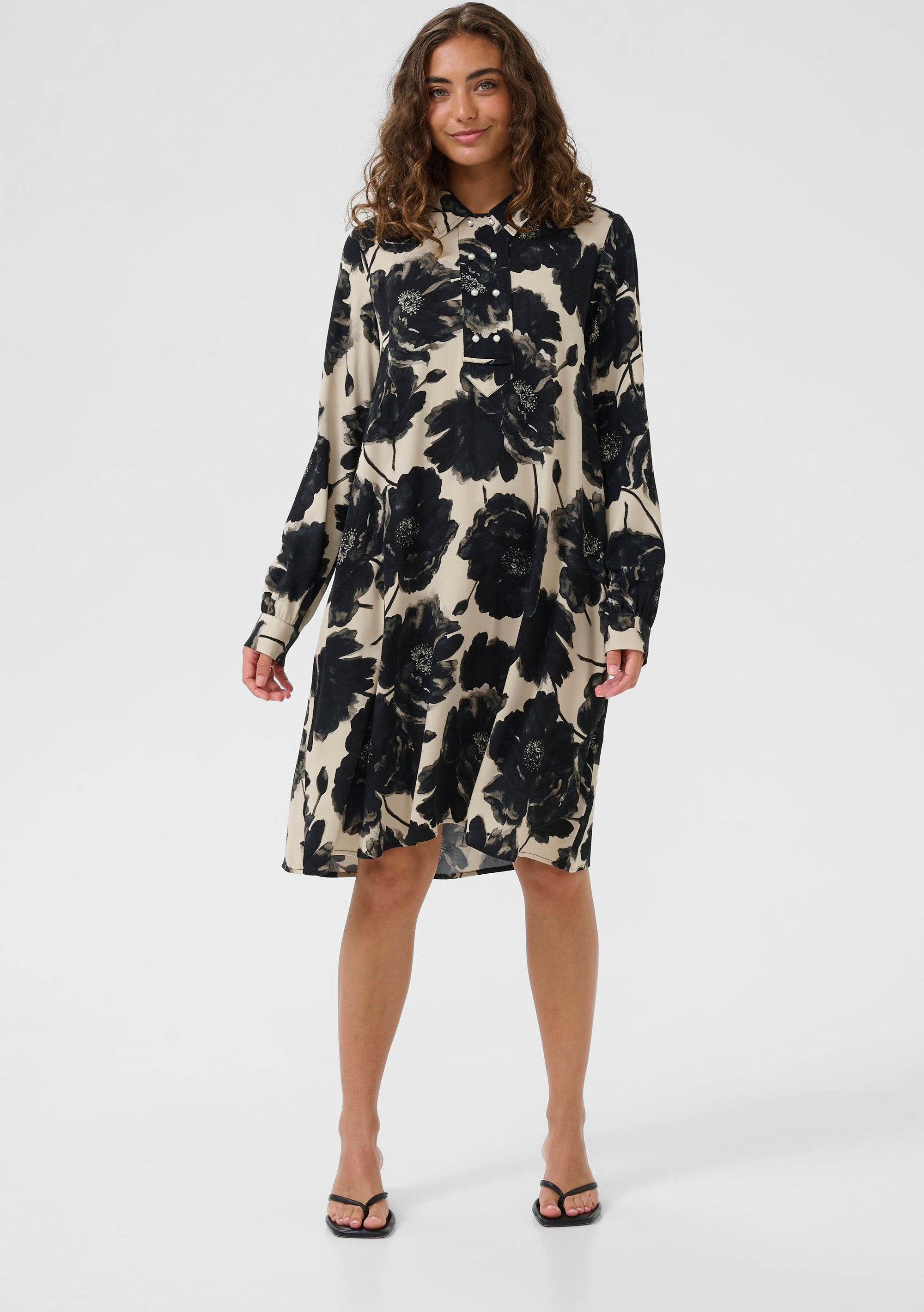 Kleid CUrachel Kleid Relaxed fit black offwhite