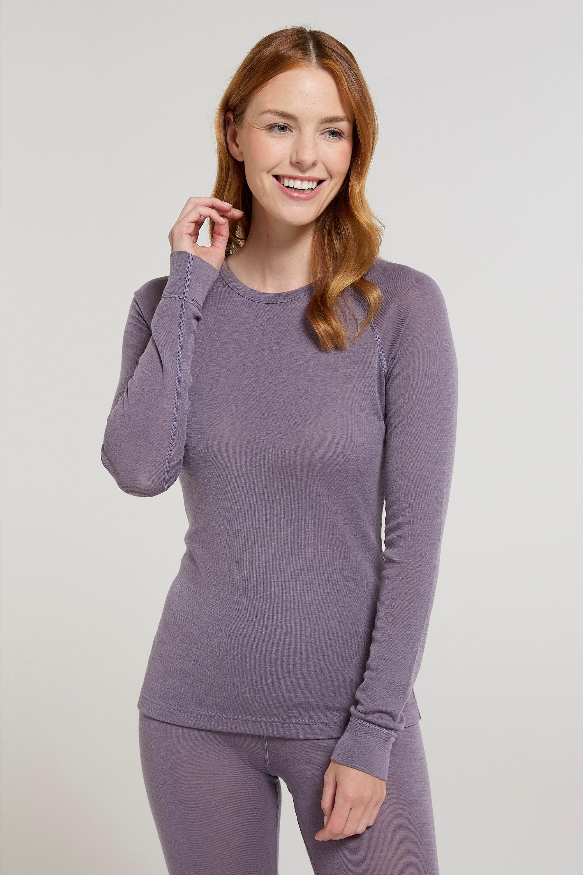 Thumbnail - Mountain Warehouse - "Merino II" Thermo-Top für Damen (dunkellila)
