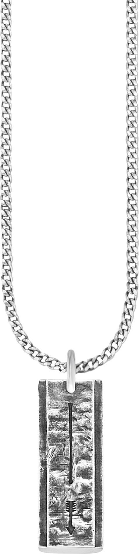 cai Anhänger mit Kette 925/- Sterling Silber oxidiert Pfeil