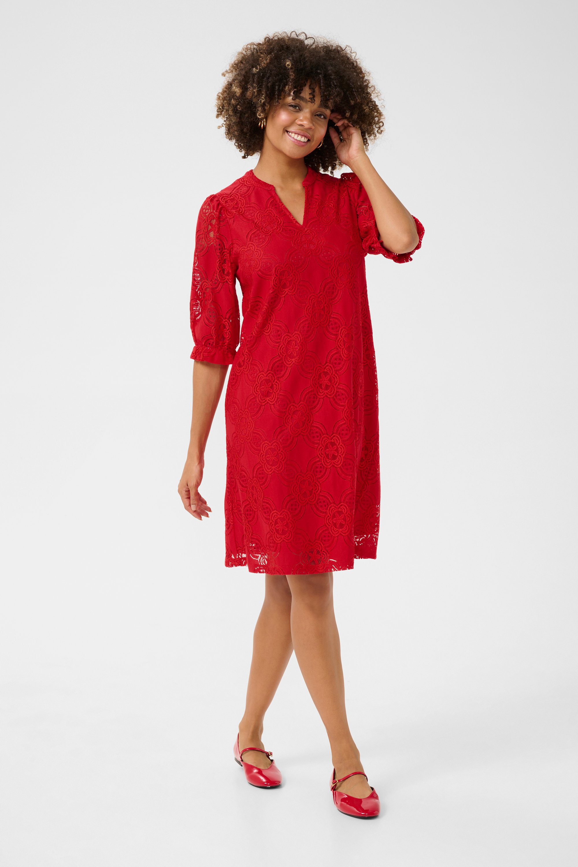 Kleid Relaxed fit red