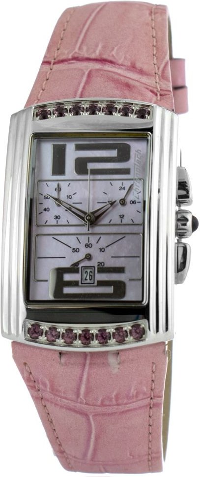 Chronotech Ct7018b02 Pink Lederuhr