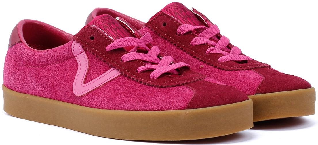 Vans Sport Low Suede Damen Fushsia Turnschuhe