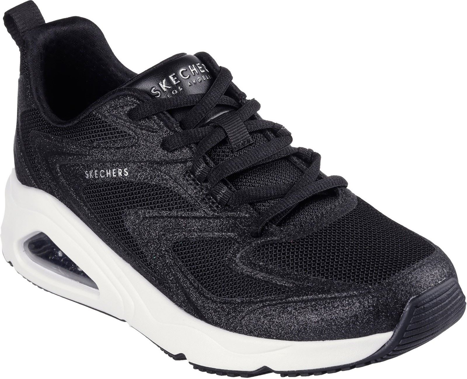 Skechers Tres-Air Uno Glit-Airy Damen Sneakers Schwarz